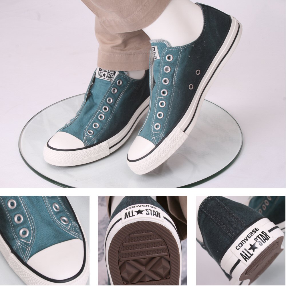 blue and green trainers